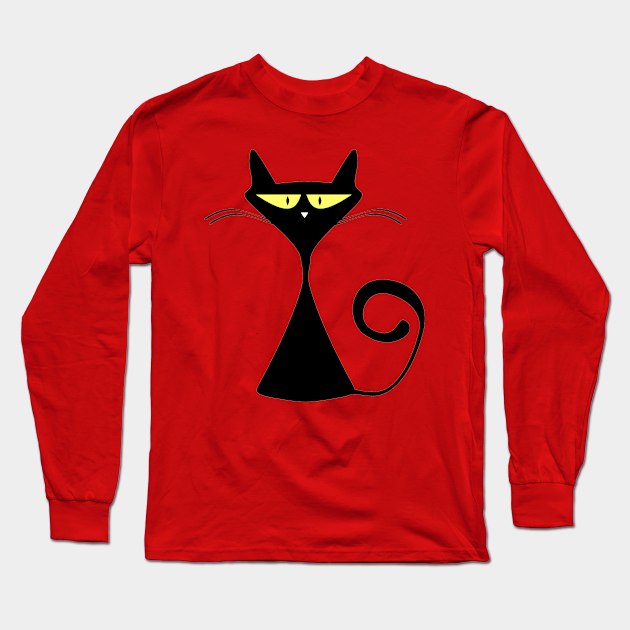 There is my coffe, cat coffe mug. Long Sleeve T-Shirt by Benivick